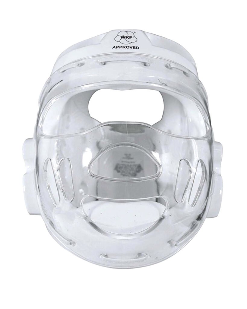 Cabezal protector con  mascara color blanco